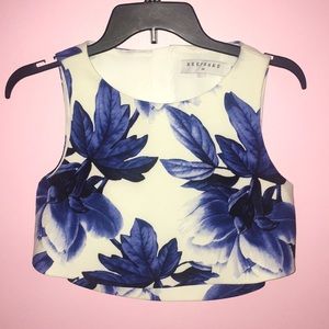 keepsake floral crop top